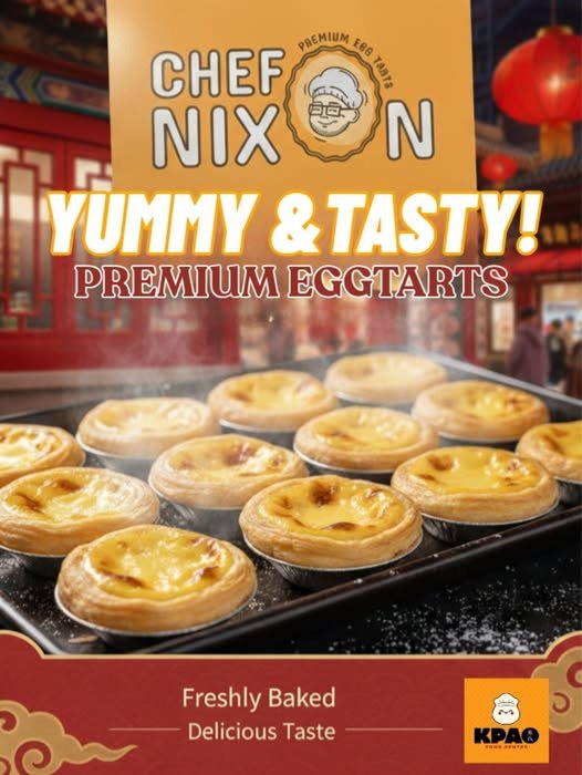 Chef Nixon's Premium Eggtarts! Better than the known! And hey, we are "oldies approved"!! 
